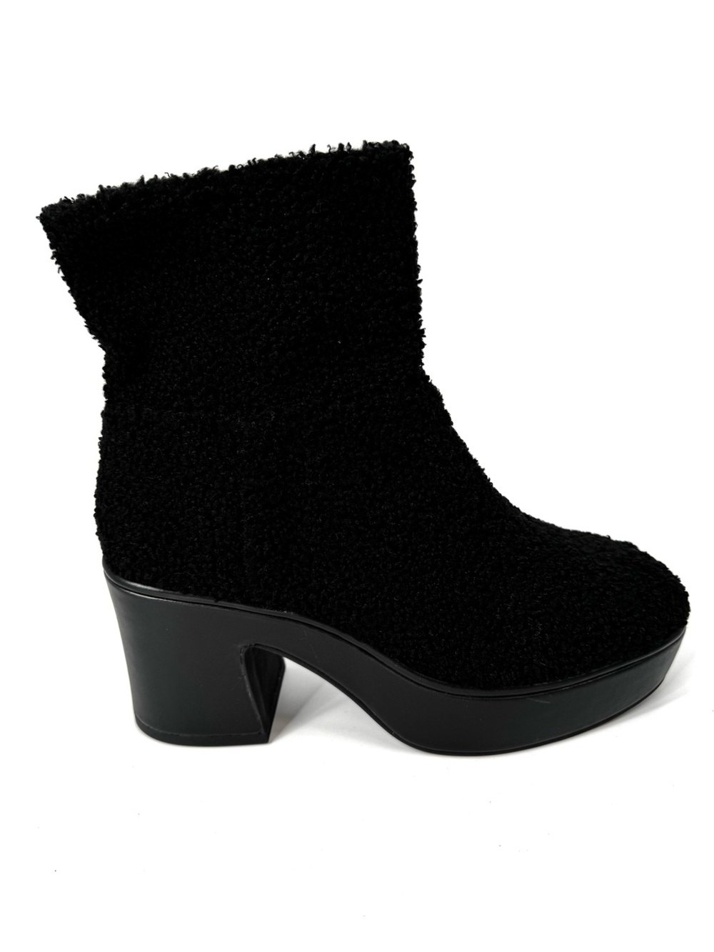 Sanctuary Emmet Faux Fur Ankle Boots Black